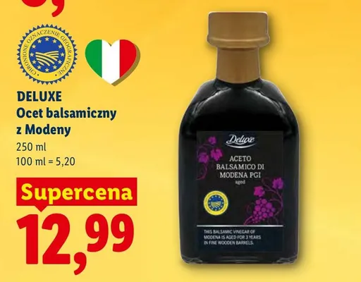 Ocet balsamiczny z Modeny promocja w Lidl