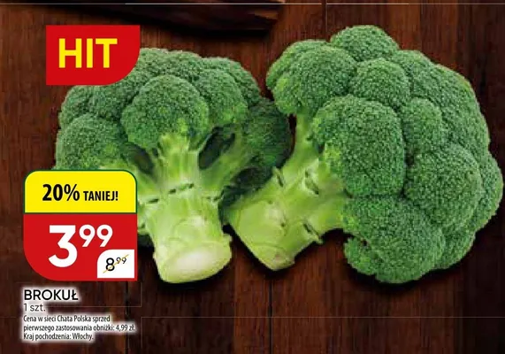Brokuł promocja w Chata Polska