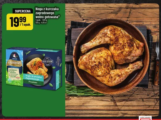 Noga z kurczaka zagrodowego wolno gotowana Premium promocja w POLOmarket