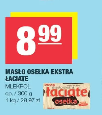 Masło ekstra Łowickie promocja w SPAR
