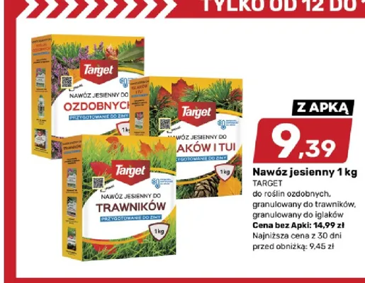 Nawóz jesienny do roślin ozdobnych Target promocja w Bricomarche