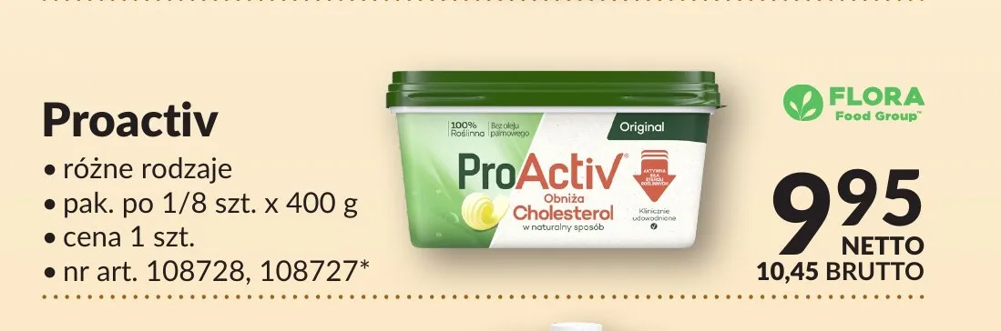 Miks tłuszczowy ProActiv Original Flora promocja w Makro