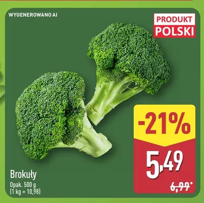 Brokuły promocja w Aldi