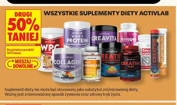 Suplement diety Activlab Creavita promocja w Biedronka
