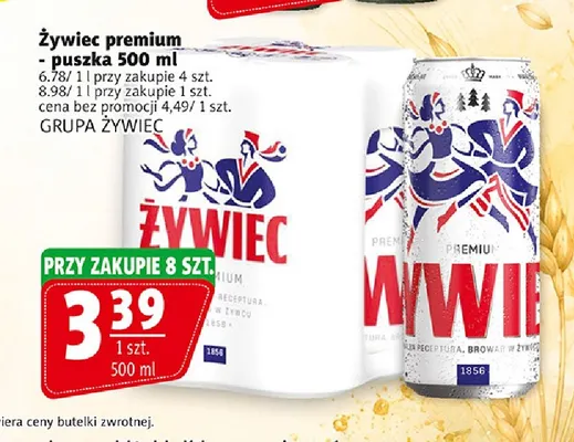 Piwo Żywiec Premium promocja w Prim Market