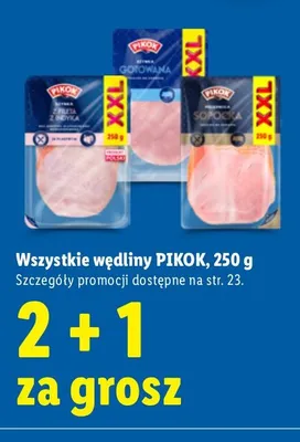 Wszystkie wędliny promocja w Lidl