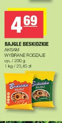 Bajgle Beskidzkie z sezamem Aksam promocja w SPAR