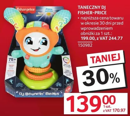 Taneczny DJ Fisher Price promocja w Selgros