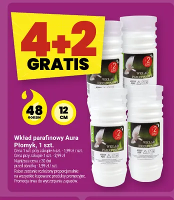 Wkład parafinowy Aura Płomyk promocja w Twój Market