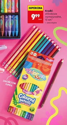 Kredki ołówkowe wymazywalne Colorino Kids promocja w Biedronka