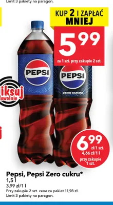 Napój gazowany Pepsi promocja w LEWIATAN