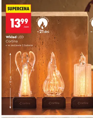 Wkład LED Cortina promocja w Biedronka