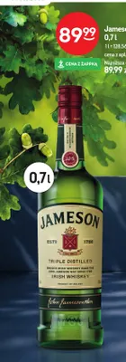 Whisky Jameson promocja w Żabka