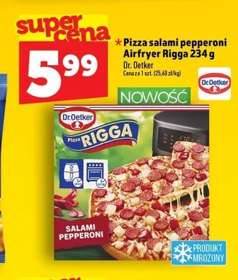 Pizza salami pepperoni Airfryer Rigga Dr. Oetker promocja w TOPAZ