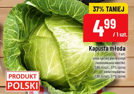 Kapusta młoda polska promocja w POLOmarket