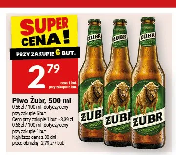 Piwo Żubr promocja