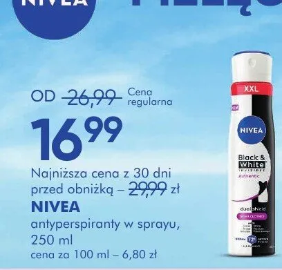 Nivea antyperspirant w sprayu promocja w Super-Pharm