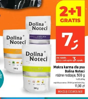 Mokra karma dla psa Dolina Noteci bogata w gęś z jabłkiem promocja w Dealz