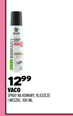 Spray na komary kleszcze i meszki Vaco promocja w Drogerie Natura