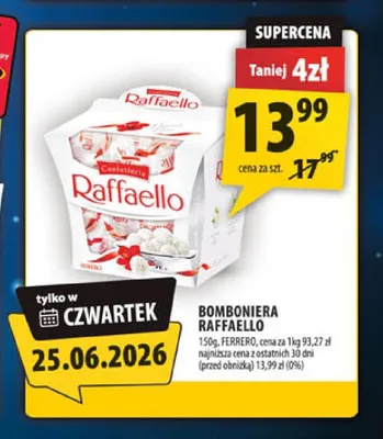 Bomboniera Raffaello promocja w Arhelan
