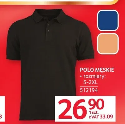 Polo męskie promocja w Selgros