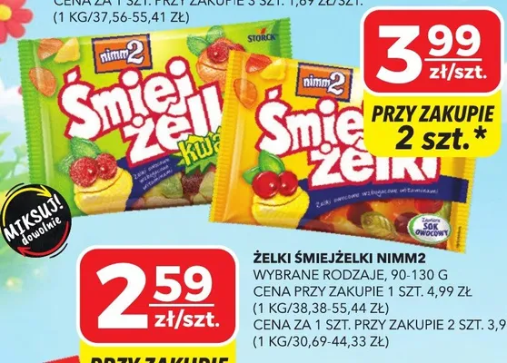 Żelki Śmiejżelki nimm2 promocja w Top Market