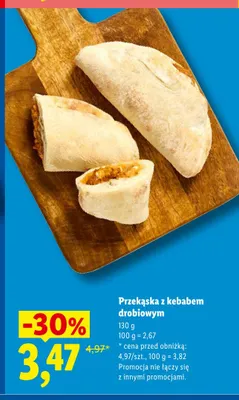 Przekąska z kebabem drobiowym promocja w Lidl