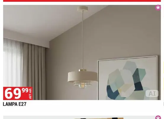 Lampa E27 promocja w Merkury Market