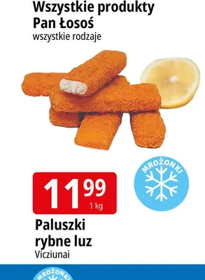 Paluszki rybne luz Viciunai promocja w Leclerc