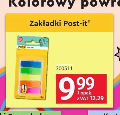 Zakładki Post-it promocja w Selgros