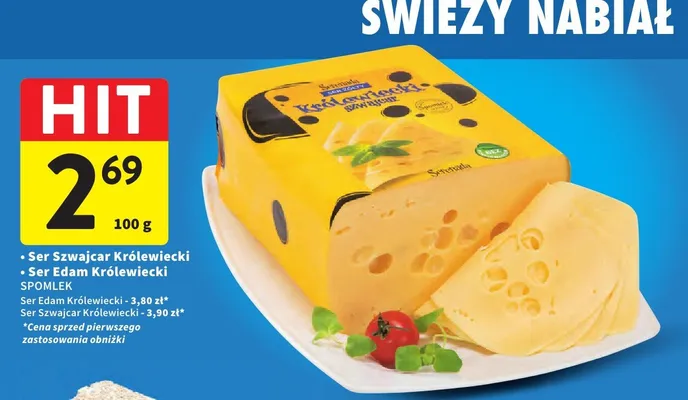 Ser Edam Królewiecki promocja w Intermarche