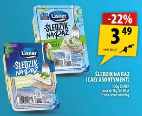 Śledzie na raz promocja w Arhelan