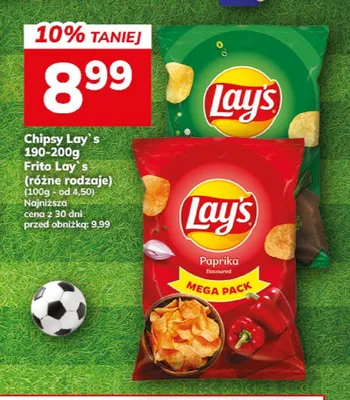 Chipsy Lay's o smaku papryki promocja w Hitpol