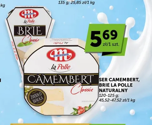 Ser Camembert La Polle Classic naturalny promocja w ABC