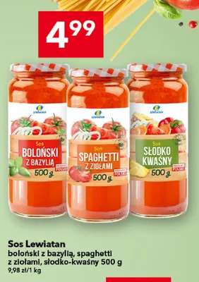 Sos Lewiatan Słodko-kwaśny promocja w LEWIATAN