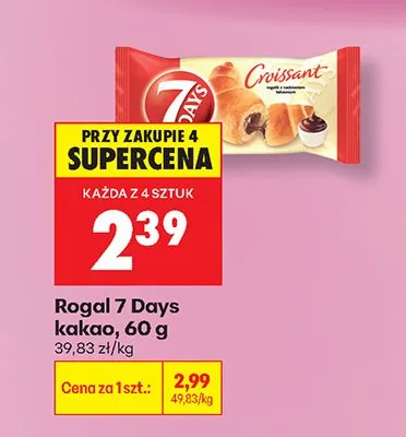 Croissant kakao promocja w Biedronka