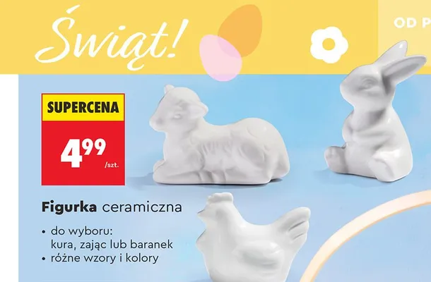 Figurka ceramiczna promocja w Biedronka