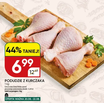 Podudzie z kurczaka promocja w Chata Polska