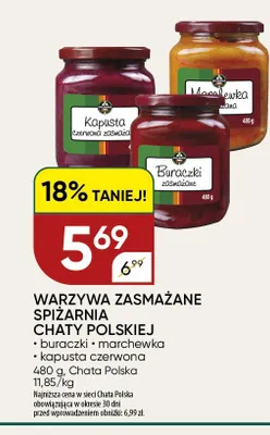 Kapusta czerwona zasmażana Spiżarnia Chaty Polskiej promocja w Chata Polska