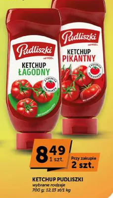 Ketchup pikantny Pudliszki promocja w Groszek