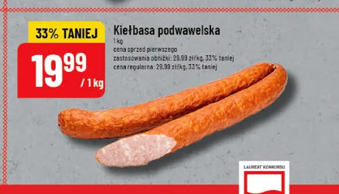 Kiełbasa podwawelska Pekpol promocja w POLOmarket