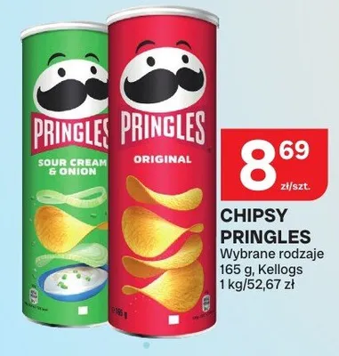 Chipsy Pringles promocja w Chorten