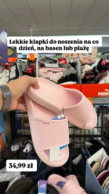 Klapki damskie Lotto promocja w Biedronka