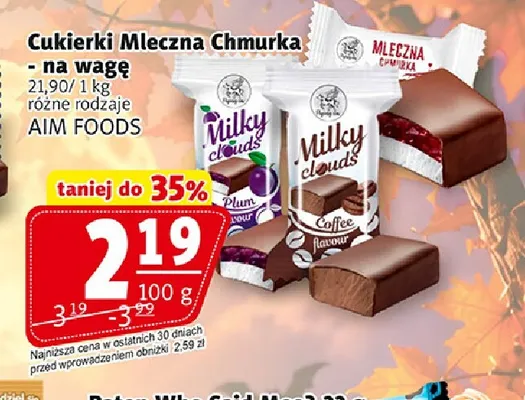 Cukierki Mleczna Chmurka na wagę AIM Foods promocja w Prim Market