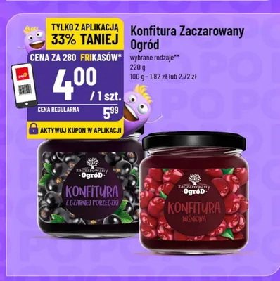 Konfitura Zaczarowany Ogród wybrane rodzaje promocja w POLOmarket