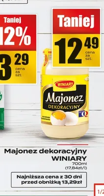 Majonez dekoracyjny promocja w Supeco