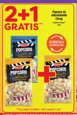 Popcorn do mikrofalówki solony Chrup promocja w POLOmarket