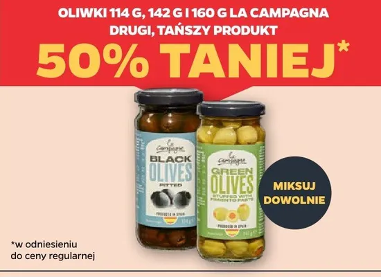 Oliwki 114g, 142g i 160g DRUGIE -50% promocja w Netto