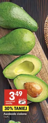 Awokado zielone promocja w Delikatesy Centrum