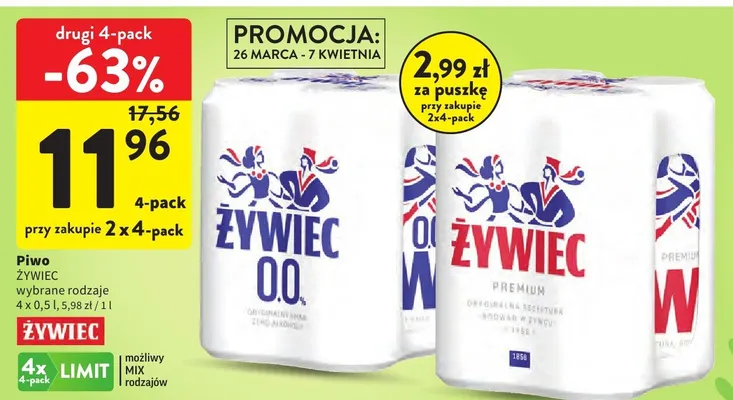 Piwo promocja w Intermarche
